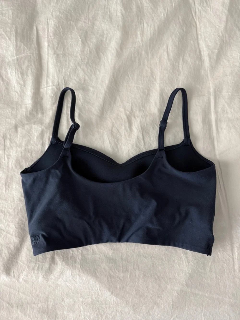 Target Navy Ruched Bralette with Adjustable Straps - Picture 2 of 3
